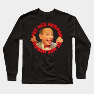 Pee Wee Herman Vintage Long Sleeve T-Shirt